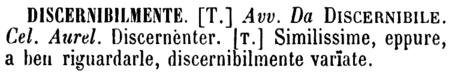 discernibilmente