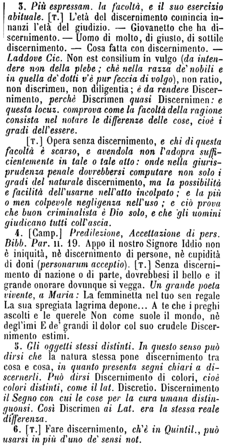 discernimento