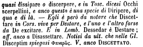 discettare