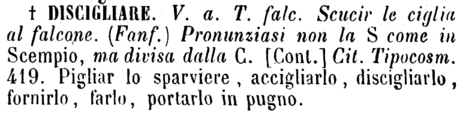 discigliare