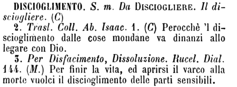 discioglimento