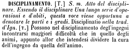 disciplinamento