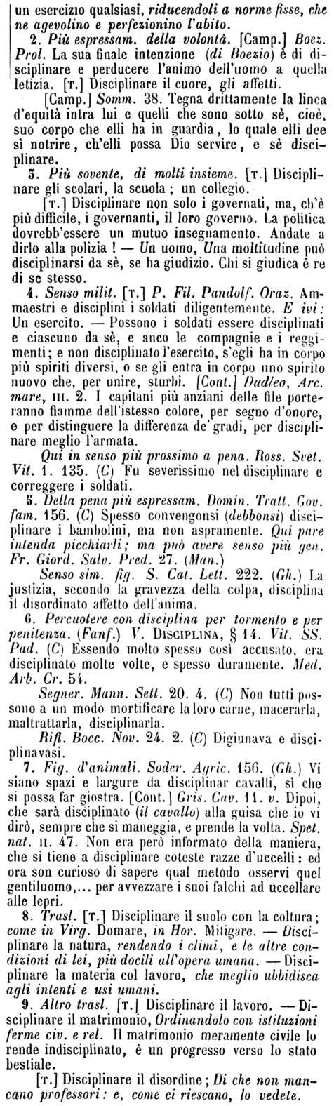 disciplinare