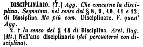 disciplinario