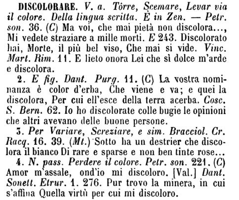 discolorare