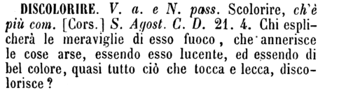 discolorire