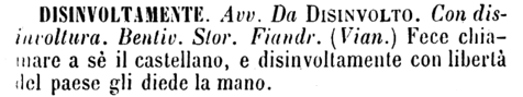 disinvoltamente
