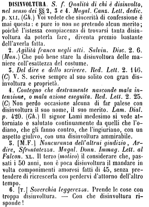 disinvoltura