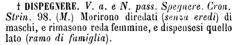 dispegnere