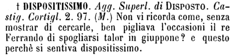 dispositissimo