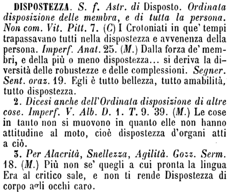 dispostezza