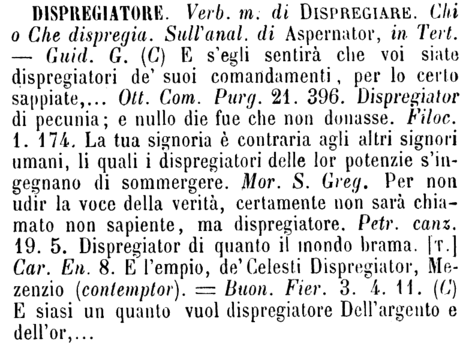 dispregiatore