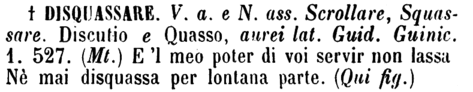 disquassare