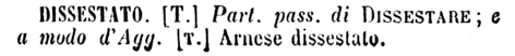 dissestato