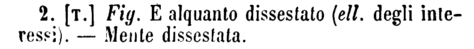 dissestato