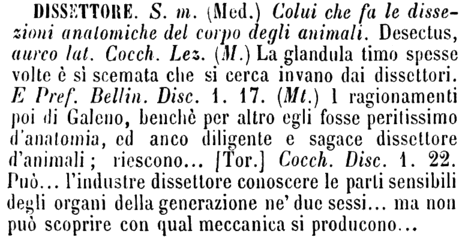 dissettore