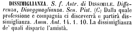 dissimiglianza