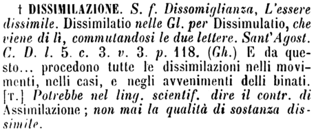 dissimilazione
