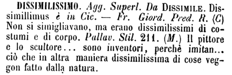 dissimilissimo