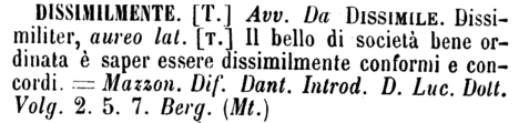 dissimilmente
