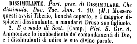 dissimulante
