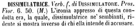 dissimulatrice