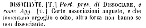 dissociante