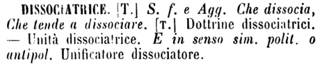 dissociatrice