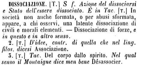 dissociazione