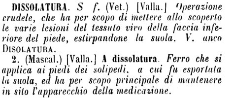 dissolatura