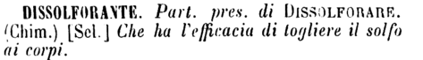dissolforante