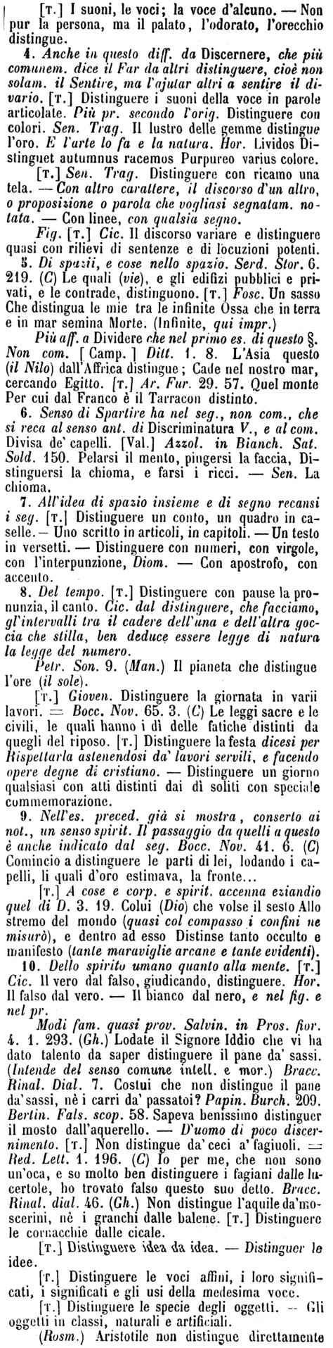 distinguere