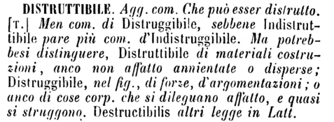 distruttibile