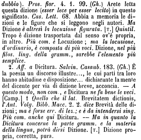 dizione