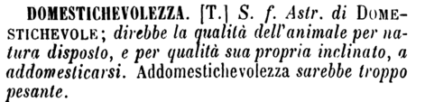 domestichevolezza