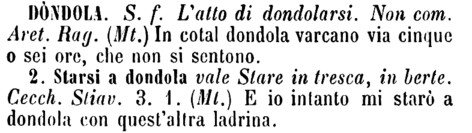 dondola