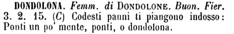 dondolona