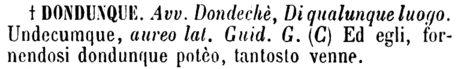 dondunque