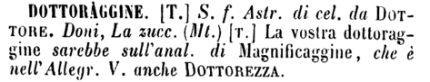 dottoraggine