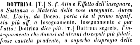 dottrina