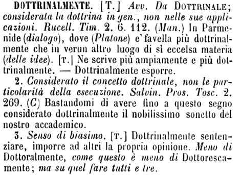 dottrinalmente