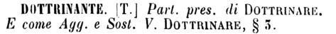 dottrinante