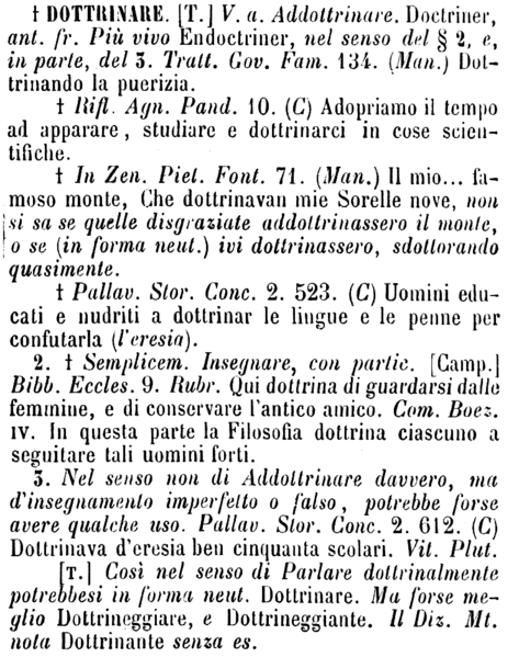 dottrinare