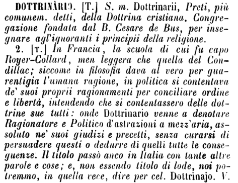 dottrinario