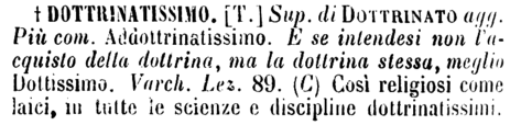 dottrinatissimo