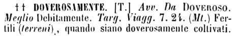 doverosamente