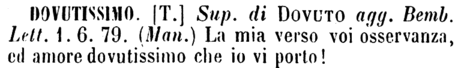 dovutissimo