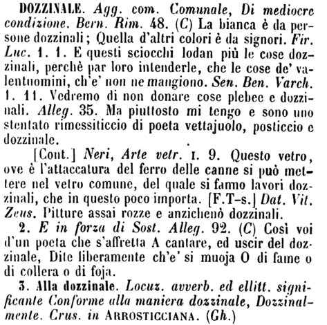 dozzinale