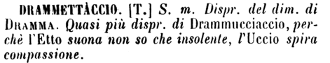 drammettaccio
