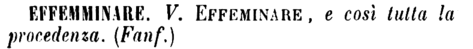 effemminare